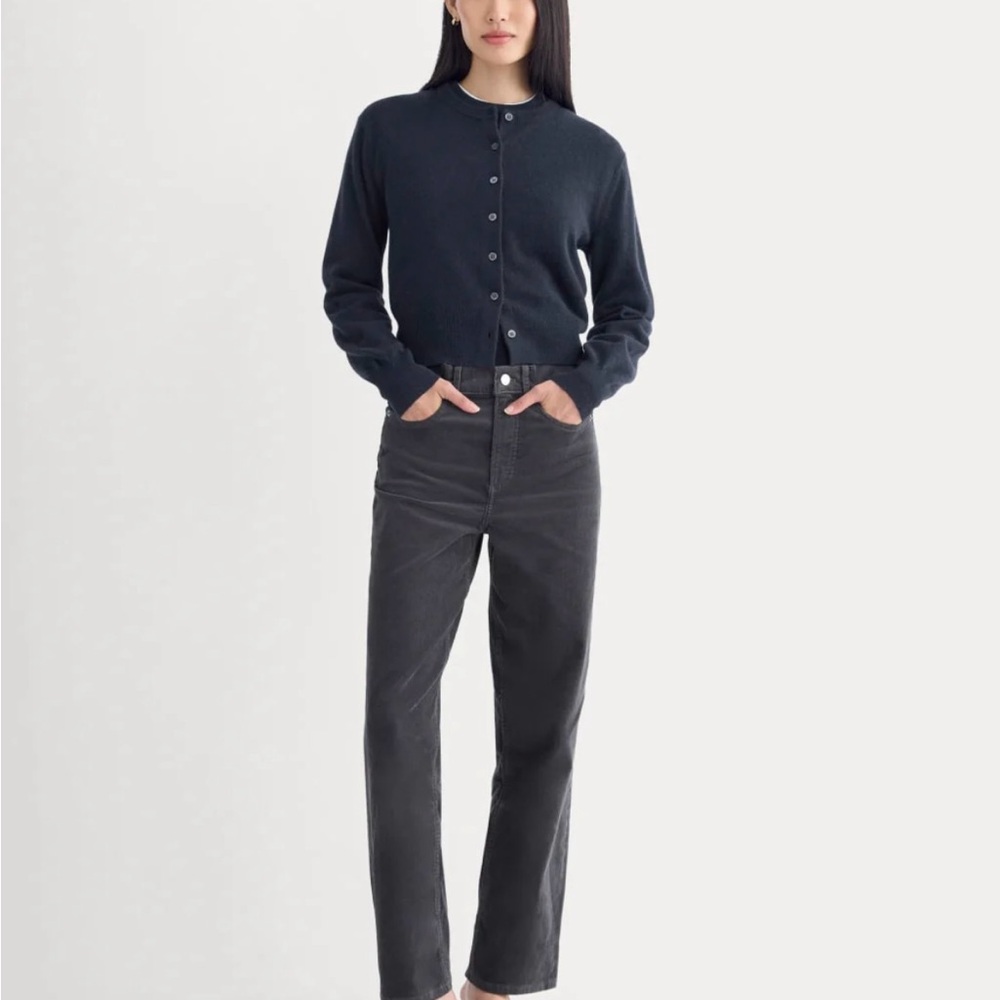 Everlane Way High Corduroy Pant - Graphite - 28